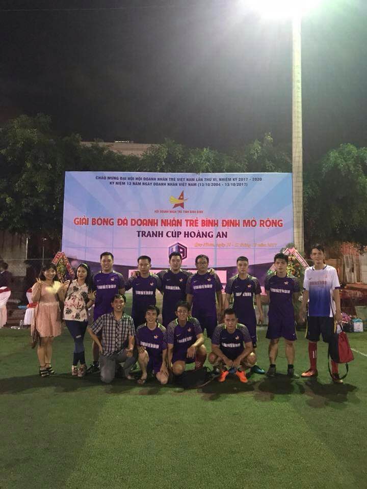 Đội bóng Sở tham dự Giải bóng đá doanh nhân trẻ Bình Định mở rộng năm 2017