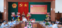 Chủ tịch UBND tỉnh Phạm Anh Tuấn (người đứng) phát biểu chỉ đạo tại Hội nghị