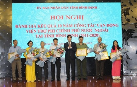 Ảnh: Hội nghị đánh giá kết quả 10 năm công tác vận động viện trợ PCPNN tại tỉnh