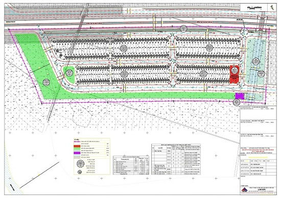 Quy hoạch chi tiết tỷ lệ 1/500 của khu đất thực hiện dự án