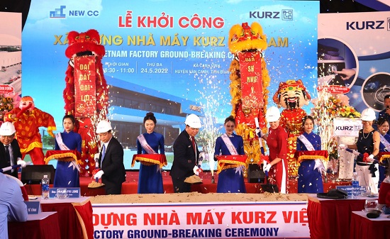 Lễ khởi công Dự án Nhà máy sản xuất của Công ty TNHH KURZ Việt Nam tại KCN Becamex VSIP Bình Định