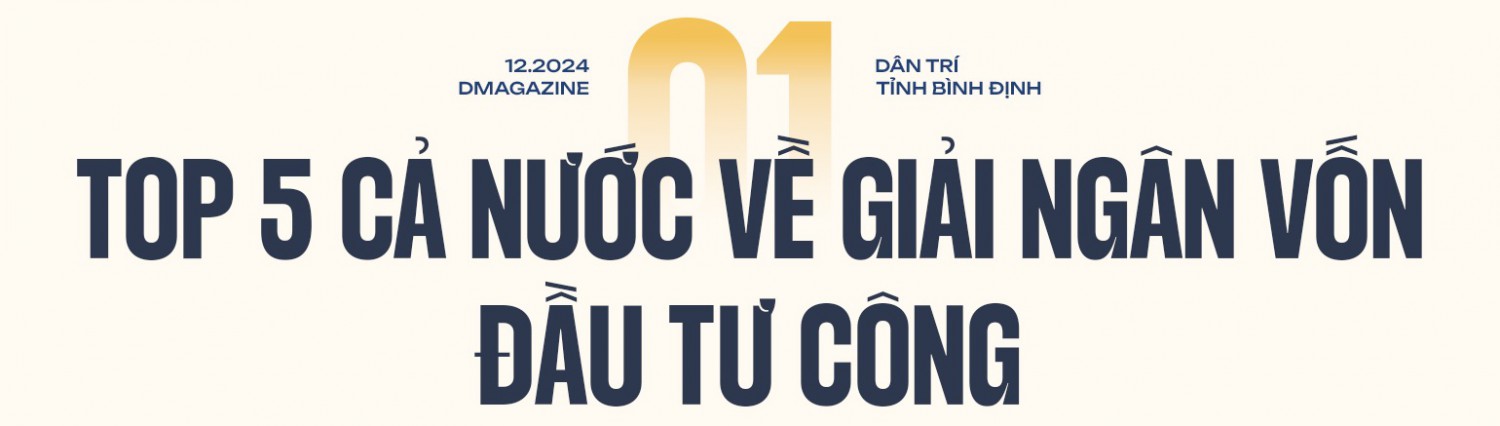 Bình Định vươn lên nằm trong nhóm 5 địa phương giải ngân vốn đầu tư công cao nhất cả nước